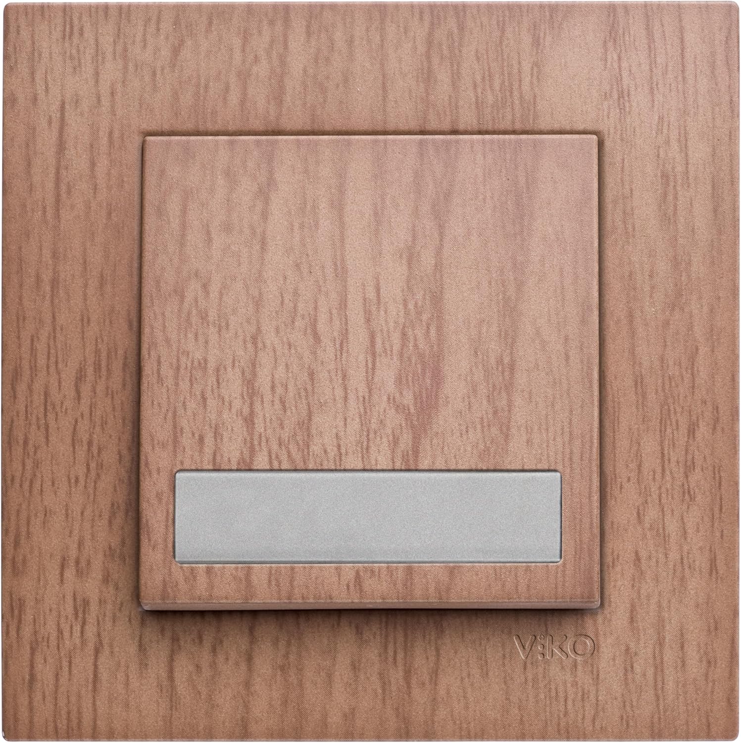 Novella Ceviz Işıklı Etiketli Zil 24V Çabuk Bağlantı Vakumlu Paket