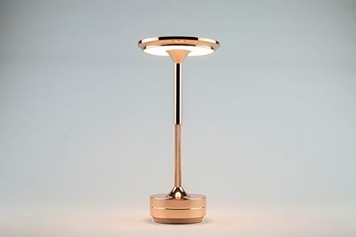 LED Dekoratif Masa Lambası Dokunmatik Şarj Edilebilir Dim Edilebilir (Rose)