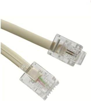 10 METRE Modem Adsl Vdsl Ara Kablosu RJ11 Hat Bağlantı Telefon Kablosu (10M)