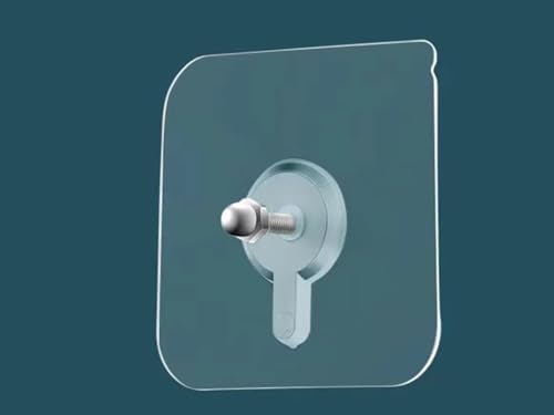 Monte Lua Ultra Güçlü Vantuzlu Askı 5 Adet, Banyo Mutfak Raf Fotoğraf Çerçeve Askısı, Vantuzlu Çivi