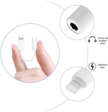 13/13 Pro/12/12 Pro/11/11Pro için Lightning to 3.5mm Aux Kulaklık Dönüştürücü Adaptörü. 13/13Pro/13Pro Max/12/12 Pro/12Pro Max/11/11 Pro/11/Pro Max/X/XR/XS/XS Max/8/7 Uyumlu