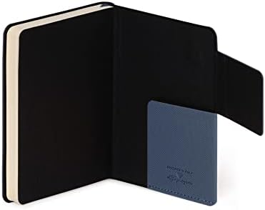 - Not defteri, boş, küçük, 192 sayfa, yumuşak poliüretan cilt, FSC® sertifikalı kağıt, 90 g/m², ay planlayıcı, adres defteri, yer imi, 9,5 x 13,5 cm, renk