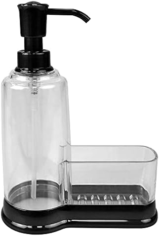 Basics Sünger Bölmeli Plastik Sabunluk, Siyah