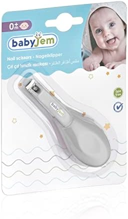 Bebek Kolay Kavrama Çıtçıt Tırnak Makası, Gri