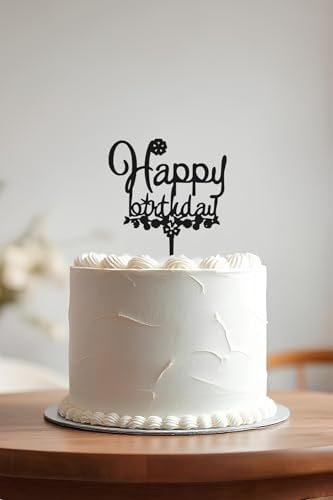 Happy Birthday Doğum Günü Pastası Süsleme, Pasta Süsü, Yeniden Kullanılabilir, OCT15
