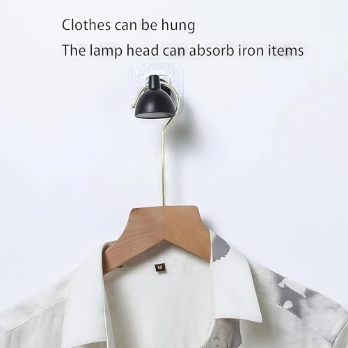 Manyetik Anahtarlık Askısı – Duvara Monte, Kendinden Yapışkanlı, Güçlü Mıknatıs, Lamba Şeklinde Modern Dekoratif Anahtarlık Tutucu, 2 Adet, EVINTO