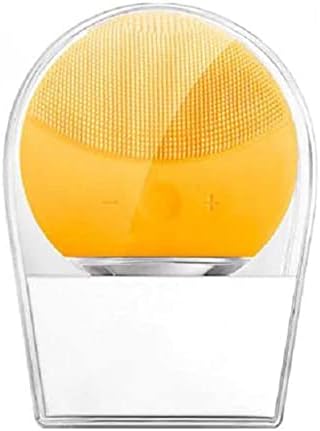 Sarı Şarj Edilebilir Yüz Temizleme Cihazı Ve Masaj Aleti