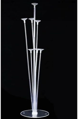 Patladı Gitti Balon Standı 7'li Şeffaf Ayaklı Doğum Günü Parti Kutlama Organizasyon