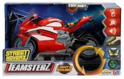 Teamsterz Street Moverz Sesli ve Işıklı Motorsiklet - Kırmızı