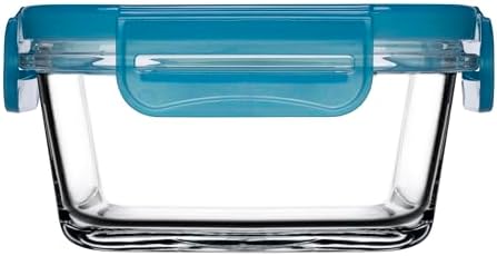 LOCKIELOCK SAKLAMA KABI 355 CC PLASTİK TURKUAZ KAPAKLI