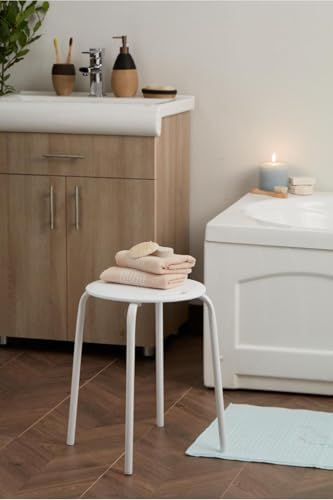 Tabure Demir, 32 x 32 x 45 cm, Kaydırmaz Ayak, Siyah, M-KV18-06