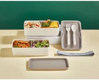2 Katlı Mikrodalga Uyumlu Yemek Saklama Kabı Beslenme Kutusu Öğrenci Okul Sefer Tası