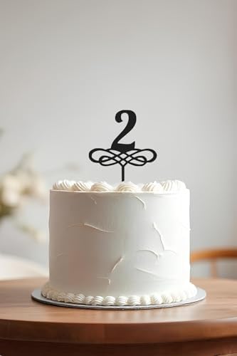 2. Yaş Doğum Günü Pastası Süsleme, Pasta Süsü, Yeniden Kullanılabilir, OCT22