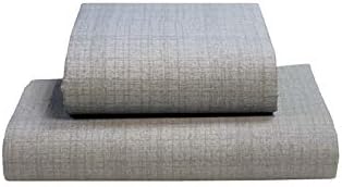 AT7513 Tek Kişilik Düz Çarşaf Seti, Gri, 160x240cm/50x70cm