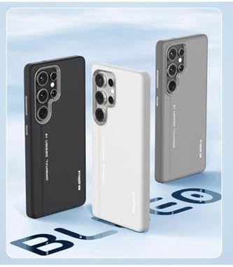 Blueo Galaxy S25 Uyumlu Premium Siyah Deri Telefon Kılıfı