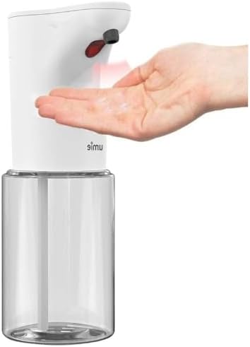 Sıvı Sabunluk Otomatik Sensörlü Kremlik Şampuanlık Pilli Hareket Sensörlü Fotoselli Otomatik 300ml Beyaz Sl-u02