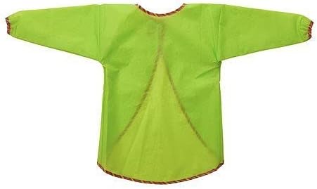 IKEA 5054186091159 Mala Children's ceket, boya için, uzun kollu, yıkanabilir ve makinede yıkanabilir, polyester, yeşil, 60 x 106 x 1 cm