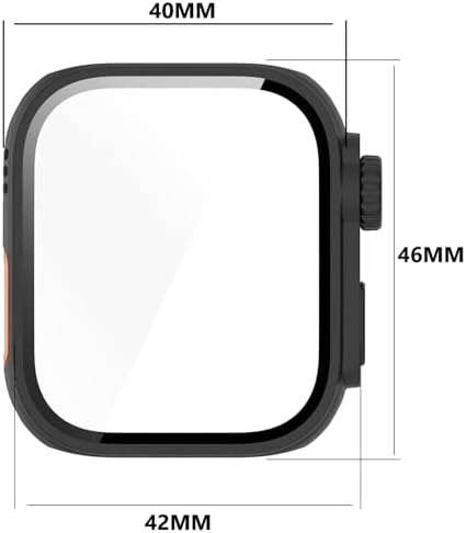 Newpole Fit 3 için Ekran Koruyucu Kılıf - Ultra 2 Görünümü Veren Tam Kaplayan Kasa Koruyucu - Fit 3 ile Uyumlu (Titanyum)