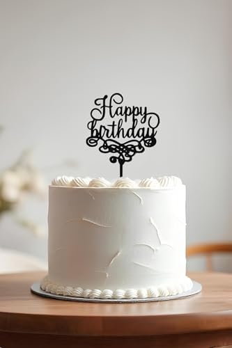 Happy Birthday Doğum Günü Pastası Süsleme, Pasta Süsü, Yeniden Kullanılabilir, OCT11