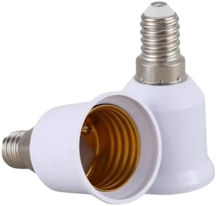 E14 - E27 Duy Dönüştürücü, ABS Plastik, Sıcaklığa ve Korozyona Dayanıklı, Beyaz,