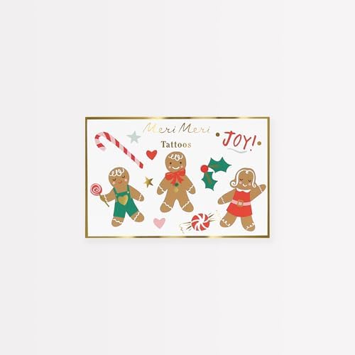 - Gingerbread Temporary Tattoos - Zencefilli Kurabiye Geçici Dövme