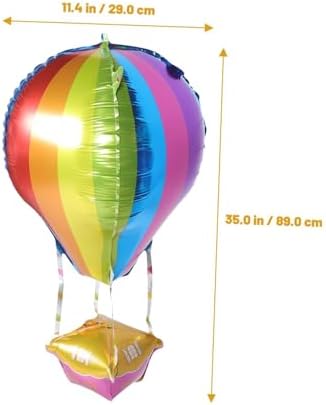 22 İnç Uçan Balon Temalı Folyo Balon 88-28 Cm (Renkli)