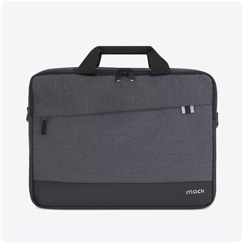 Unicity Eco MCE-1111 Çevre Dostu Laptop Çantası, YKK Fermuarlı Çantası,  Air/Pro ile Uyumlu Bilgisayar Çantası, Erkek Kadın 14.1 inç Notebook El Çantası, Siyah