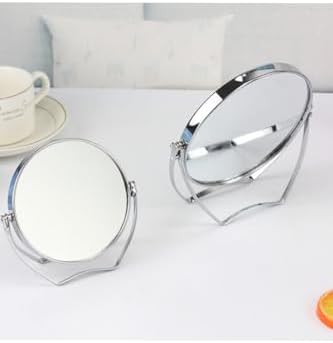 Life Mini Boy Büyüteçli Çift Taraflı Krom Makyaj Aynası Gümüş 100x120mm MIT1243