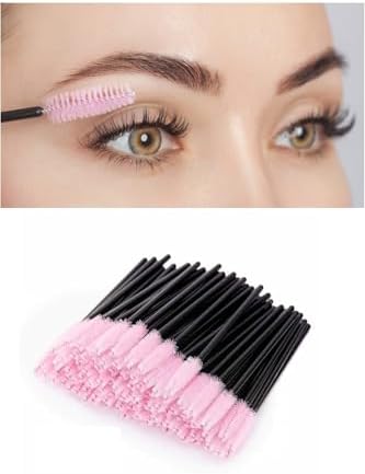 Hannah 200'lü Pembe Kaş Kirpik Tarama Fırçası Lıftıng Ve Kalıcı Makyaj Uygulamaları Için