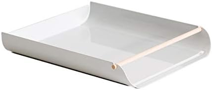 U Brands Metal Kağıt Tepsisi, Mektup Boyutu, Masaüstü Aksesuarı, Ark Koleksiyonu, Gri, 3548A02-06