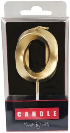 - Kristal Desenli 0 Yaş Altın Pasta Mumu