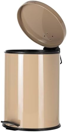 30Lt Pedallı Çöp Kovası Cappucino