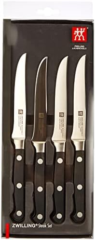 TWIN Biftek Bıçak Set, Paslanmaz Çelik, Siyah