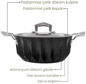 Dıagon 24 cm Derin Tencere