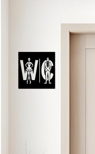 WC Tabelası, Tuvalet Levhası, Kadın Erkek Tabela OS53