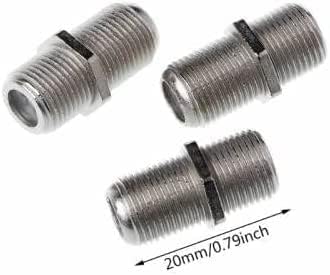 10 Adet Uydu Anten Kablosu Ek Aparatı F Ara Konnektör