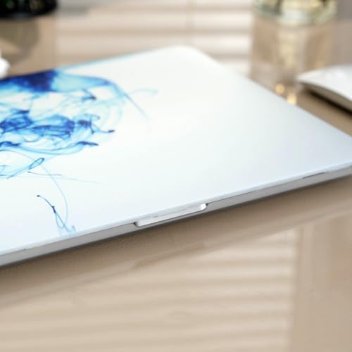 uyumlu Air 13 inç kılıf mavi TPU UV lazer baskı desenli mat kapak darbe emici koruma A2337 M1 A2179 A1932 Mavi