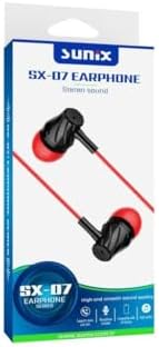 SX07 Kulakiçi 3.5 mm Kulaklık Kırmızı