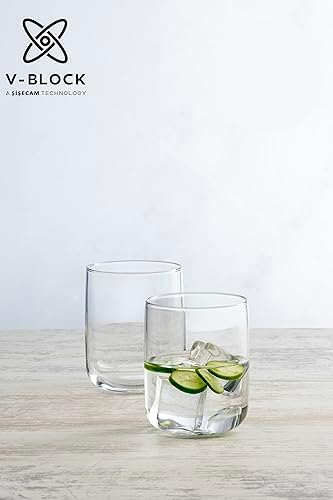 V-BLOCK SU BARDAĞI 280 CC 6'LI HEDİYELİK KUTU