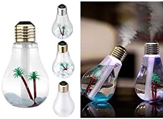 Ampul Şeklinde Led Işıklı Hava Nemlendirici Buhar Makinesi