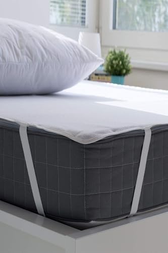 %100 Pamuk Su Sıvı Geçirmez Köşe Lastikli Alez Tek Çift Bebek Yatak Koruyucu Alez (90 x 190)