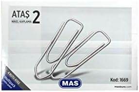 Multipack Ataş No:2 Nikel Kaplı 100 Adet 4 Paket