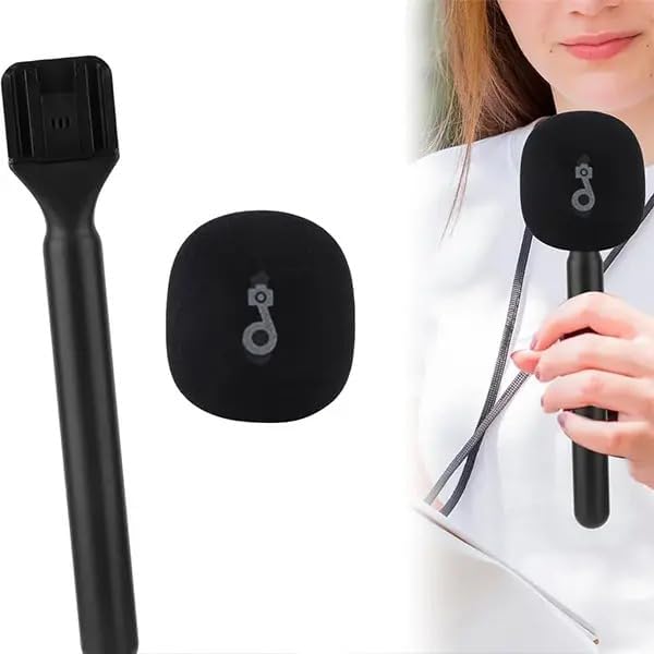 Kablosuz El ve Yaka Mikrofon Sistemi – 1 Verici 1 Alıcı, 2.4GHz Sinyal, 50m Menzil, Tak-Çalıştır, /Telefon Uyumlu, Röportaj ve Canlı Yayın İçin Profesyonel Candc 1TX