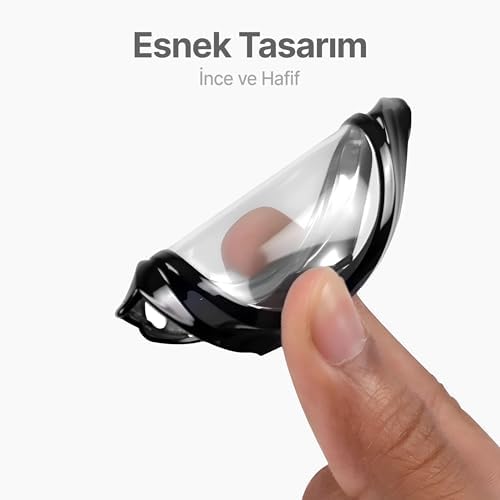 GT5 46mm için Saati Tam Saran TPU Ekran Koruyuculu Çizilme ve Darbelere Karşı Koruma Sağlayan Dokunmatik Etkilemeyen Silikon Kılıf (Şeffaf, GT5 46mm)