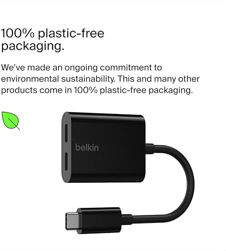 Connect USB-C Ses ve Şarj Çoklayıcısı (Kulaklık Adaptörü ve Diğer Cihazlar İçin PD ile Hızlı Şarj)