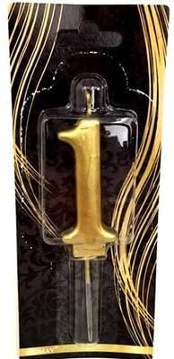 - 1 Yaş Altın Pasta Mumu