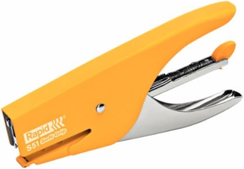 Zımba Pens Tipi Soft S51-12 Sayfa Kapasiteli, Sarı