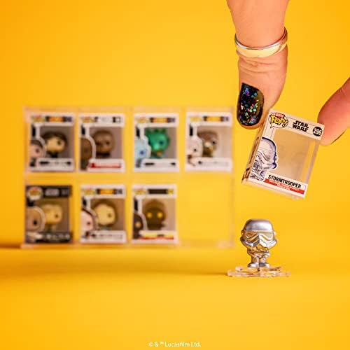 Bitty Pop! – Luke Skywalker™, Obi-Wan Kenobi™, Jawa™ ve Sürpriz Mini Gizem Figürü – 2,2 cm – İstiflenebilir raf dahil, hediye fikri