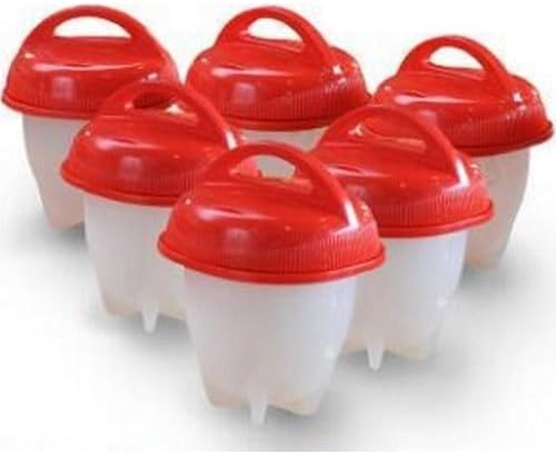 -Silikon Yumurta Haşlama Kabı 6'lı