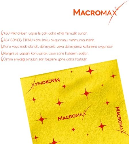 Mikrofiber Mutfak Banyo Temizlik Bezi 5’li Paket